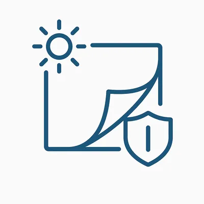Film de sécurité et solaire