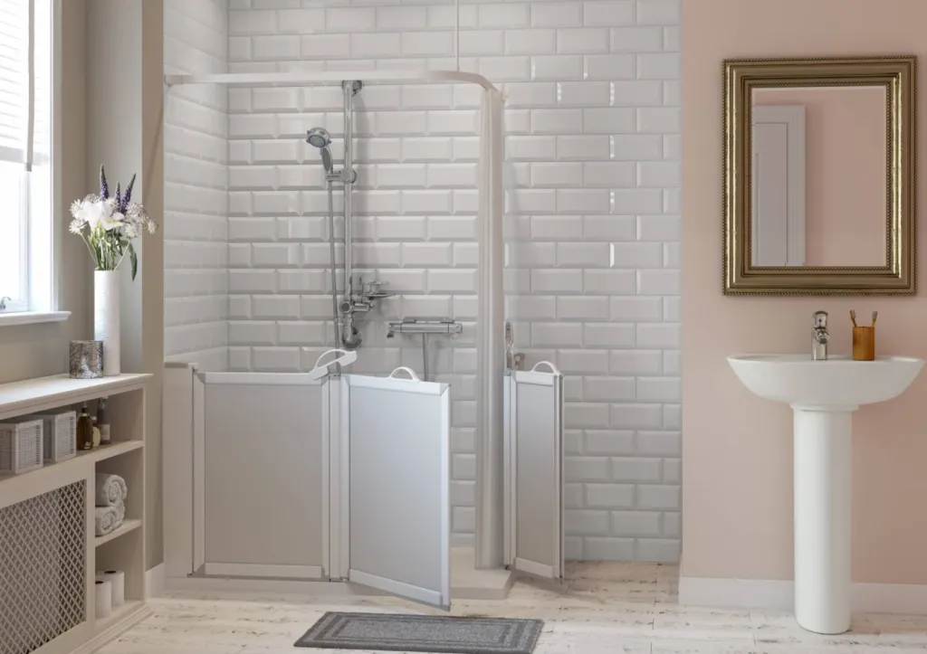 Remplacement baignoire par douche sécurisée senior