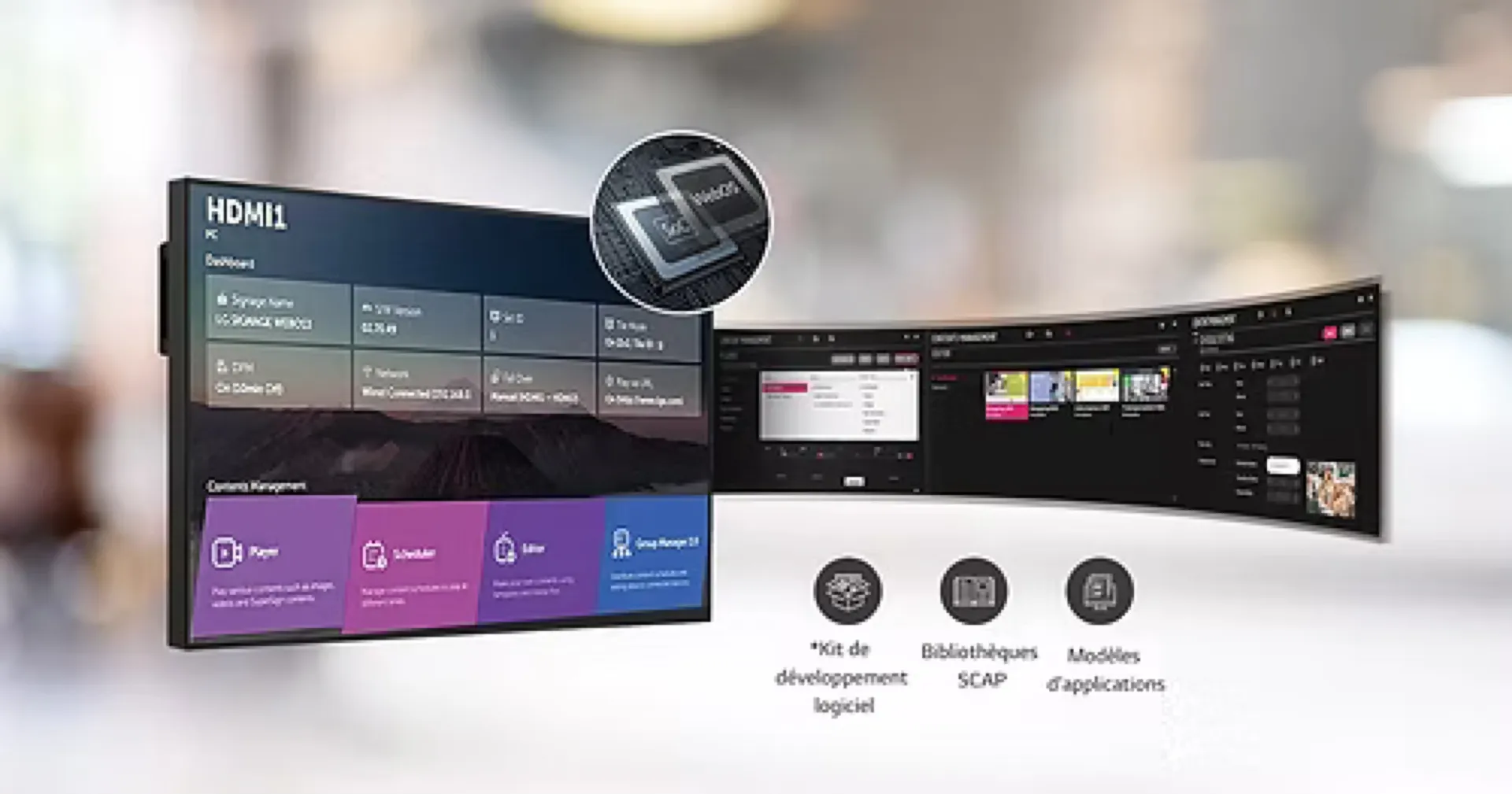 location écran 75 pouces pro plein jour à Marseille dans les bouches du Rhône