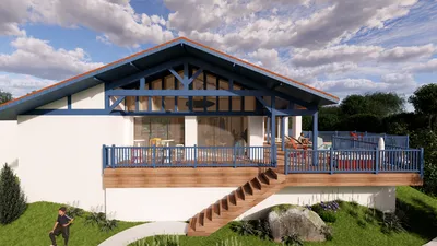 Aménagement d’une maison de vacances pour AirBnB premium à Hossegor