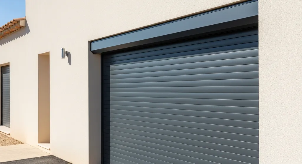 Faire installer une porte de garage enroulable motorisée Somfy pour optimiser l'espace de votre stationnement à Martigues et Châteauneuf-les-Martigues