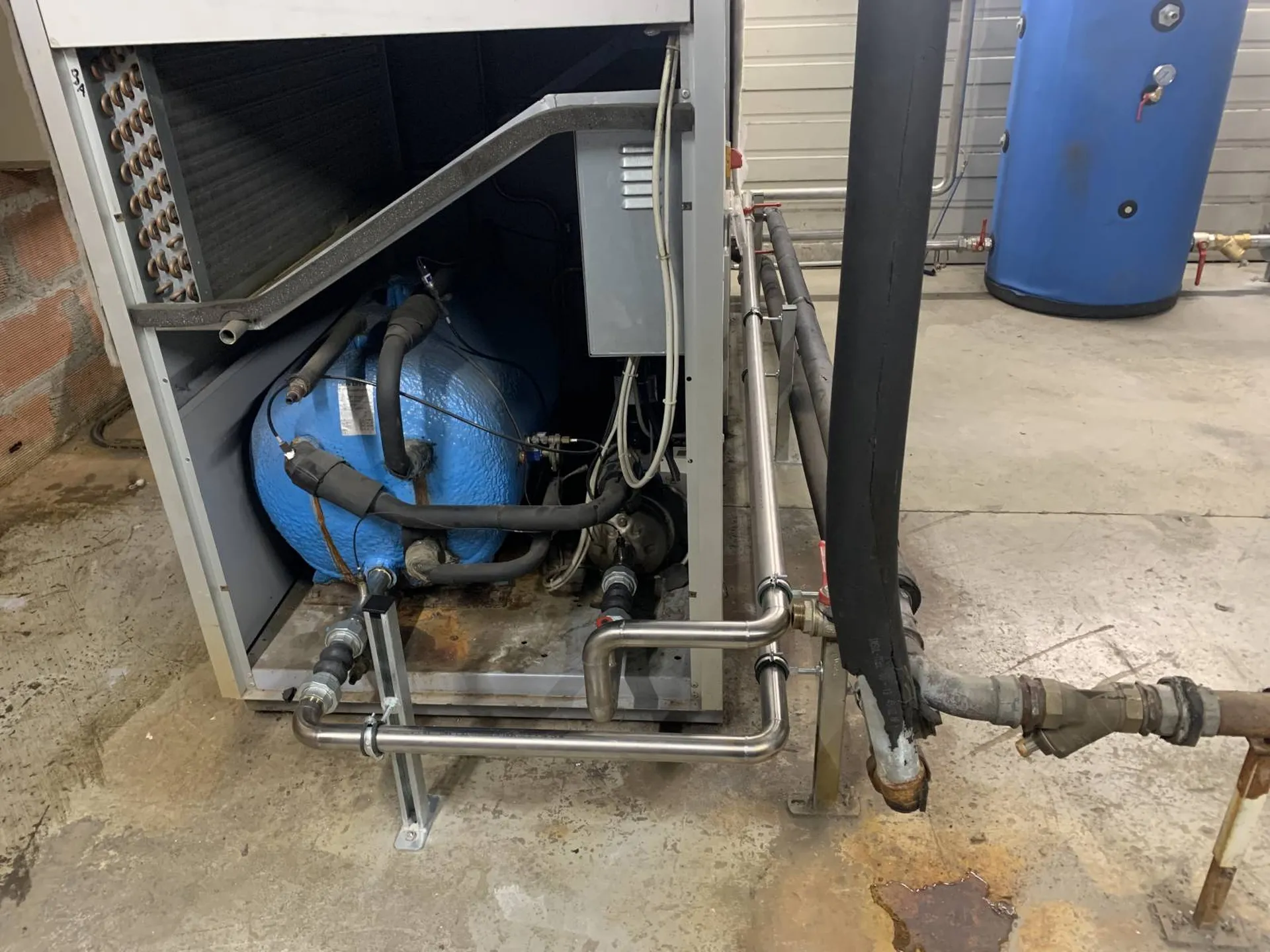 Raccordement groupe froid