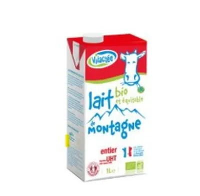 Lait UHT entier bio