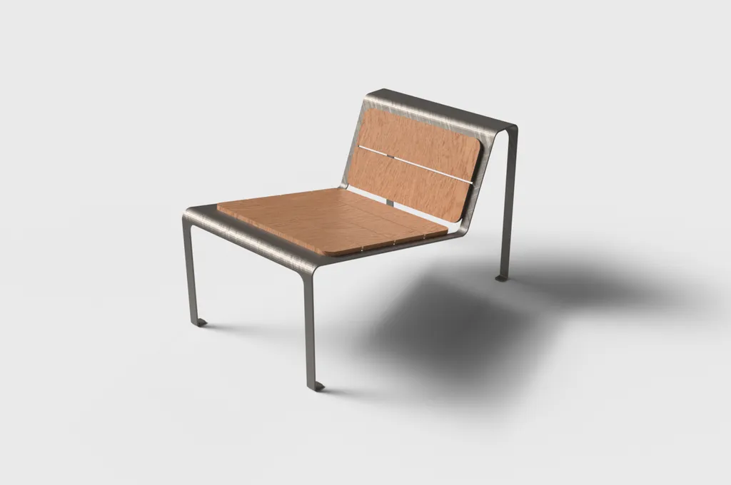 BASILE : chaise longue individuelle