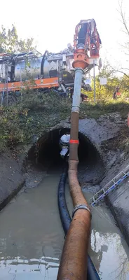 Nettoyage et curage par aspiration boues et sédiments