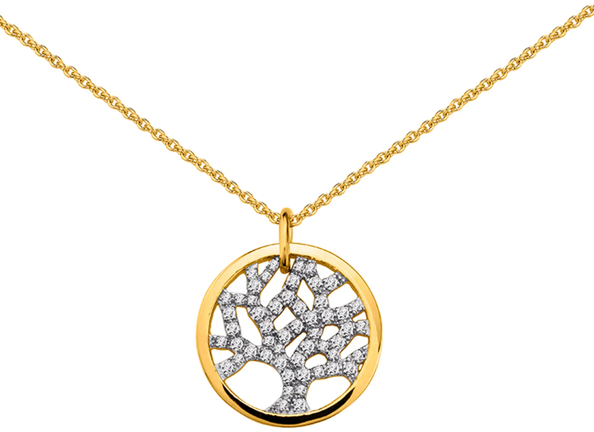 Collier arbre de vie plaqué or Altesse chez Or Ligne La teste