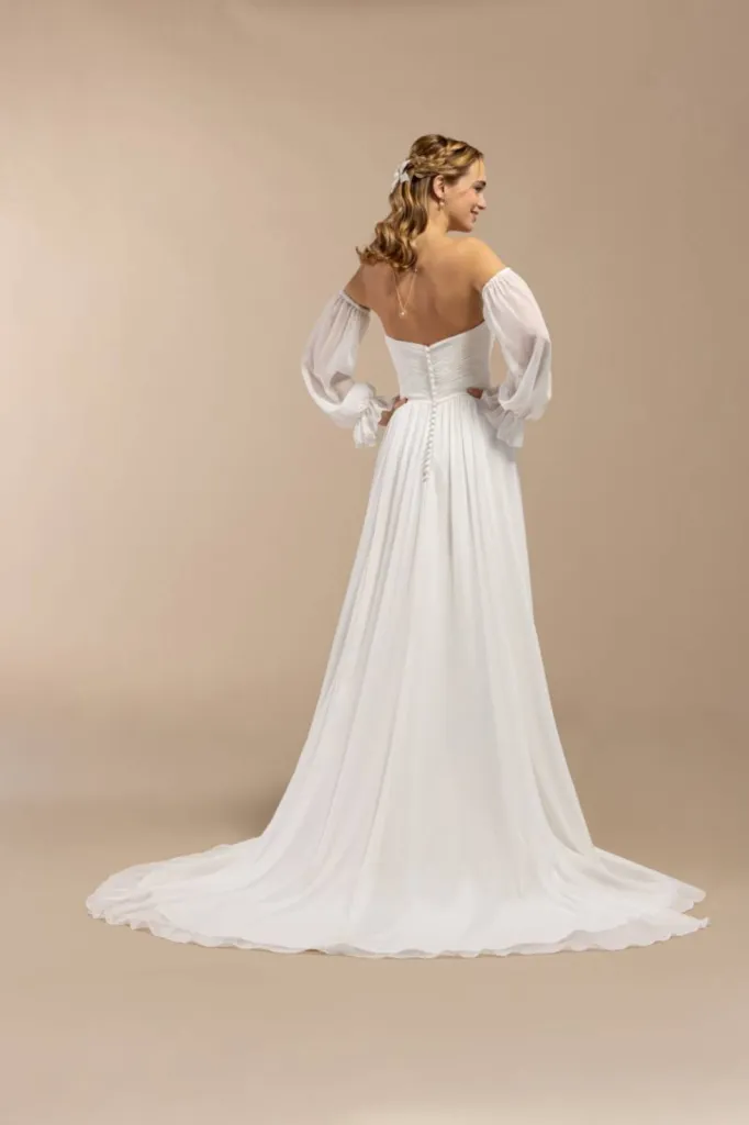robe de mariée fluide