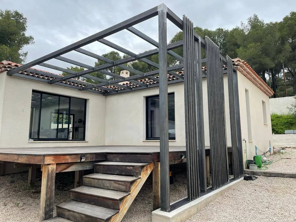 pergola acier sur mesure ventabren