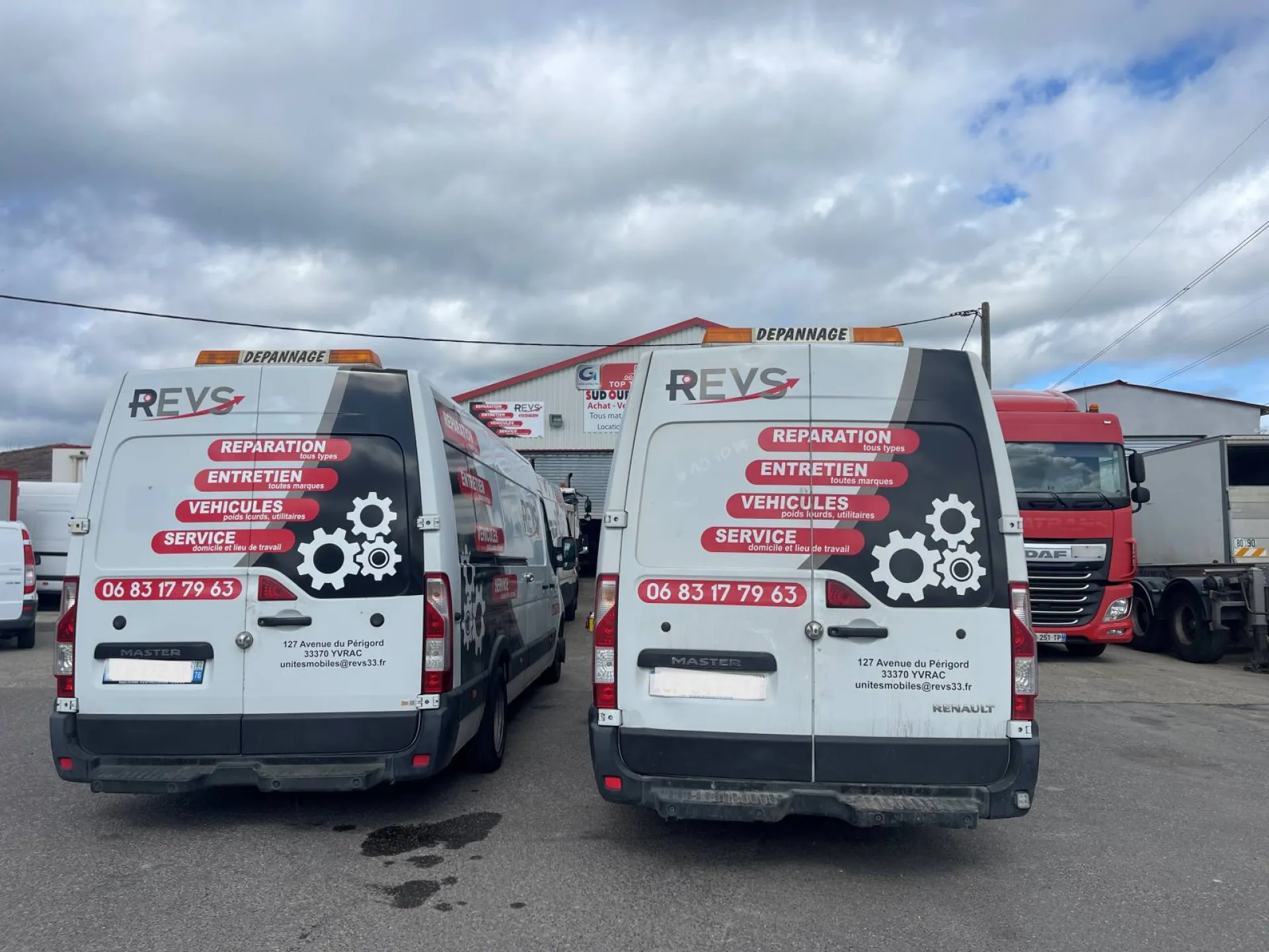 REVS spécialiste du dépannage et de l'intervention en urgence pour poids lourds 