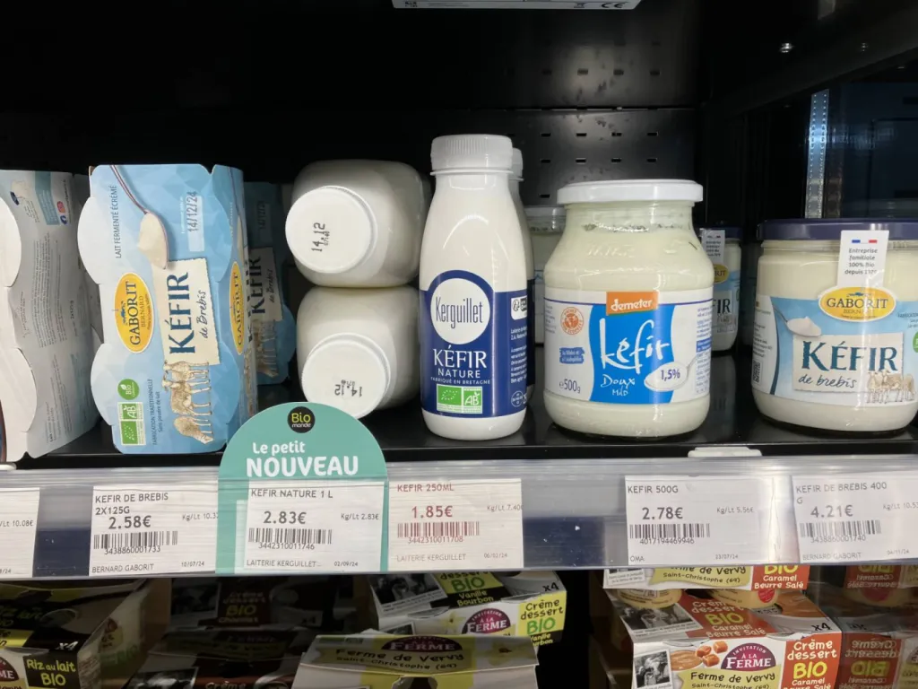 kefir de lait bio oma, gaborit