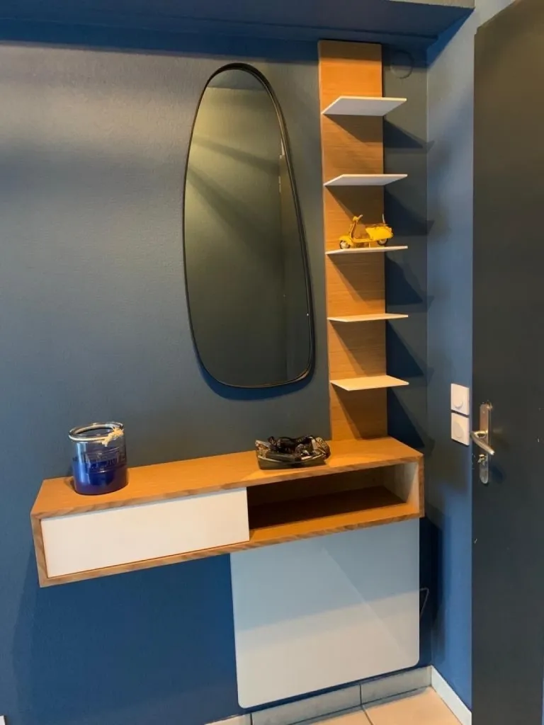 Bibliothèque et meuble d'entrée à Bordeaux