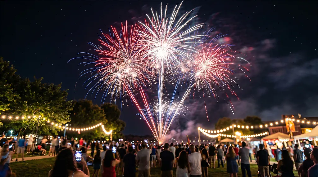 feu d'artifice de nuit à Marseille et Aix en Provence