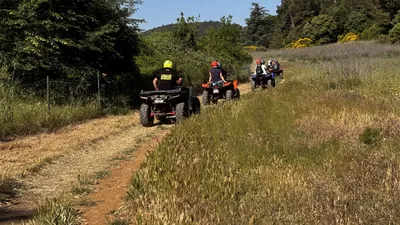 RANDONNEE QUAD EN FAMILLE DANS LE VAR - SIGNES ENTRE TOULON ET MARSEILLE