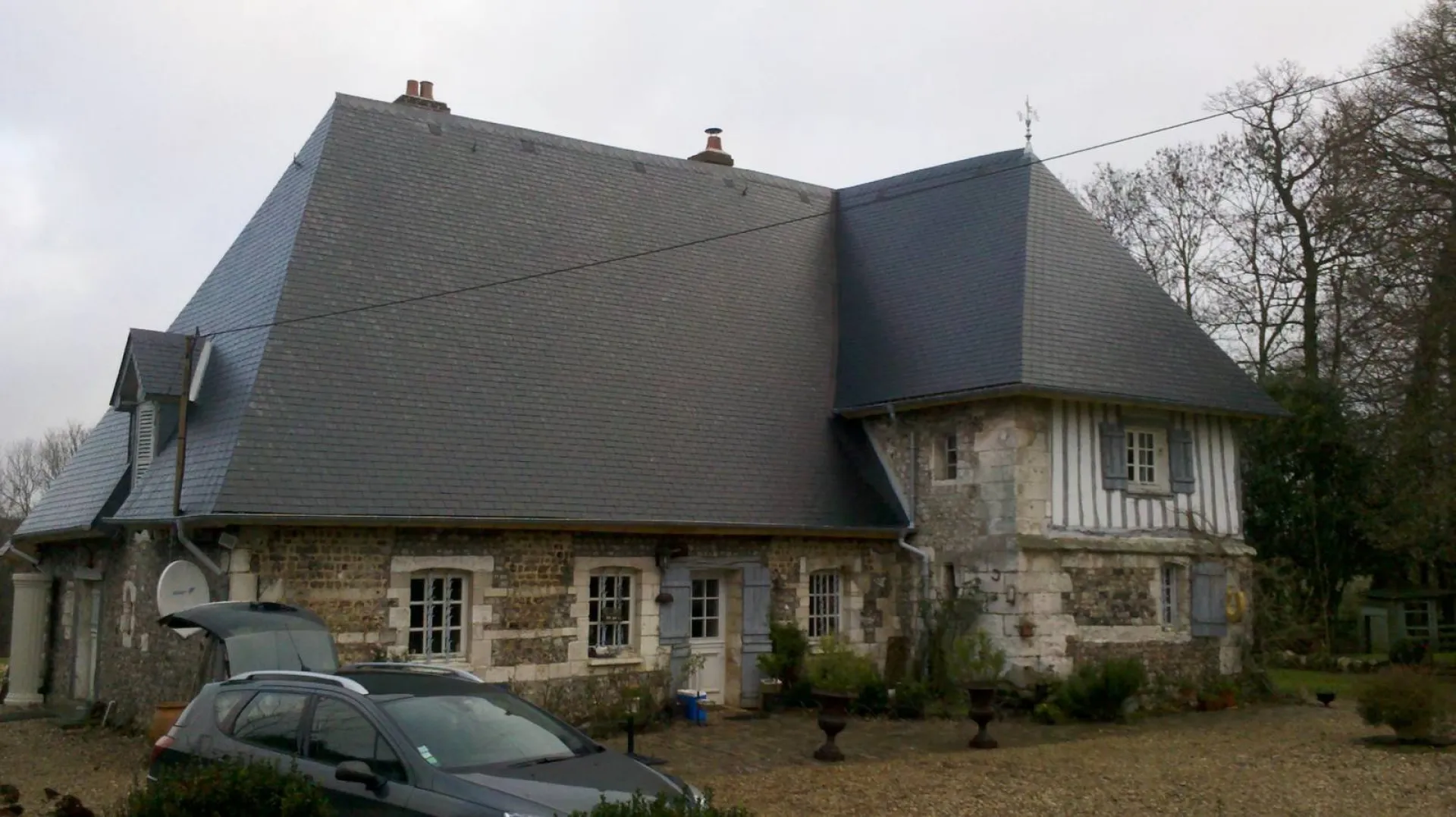 Réparation toiture en ardoise proche Bolbec 76210