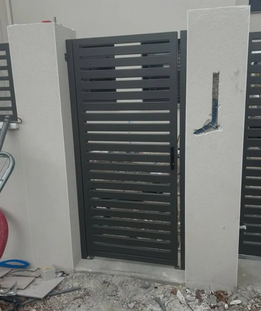 fabrication d'un portillon en acier