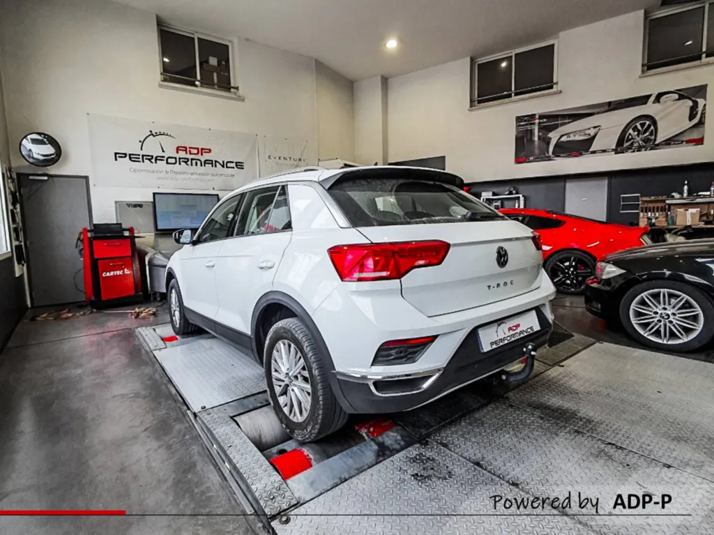 Reprogrammation moteur Stage 1 & conversion bio éthanol E85 VW TROC 1.0 TFSI 115 cv | ADP Performance PACA