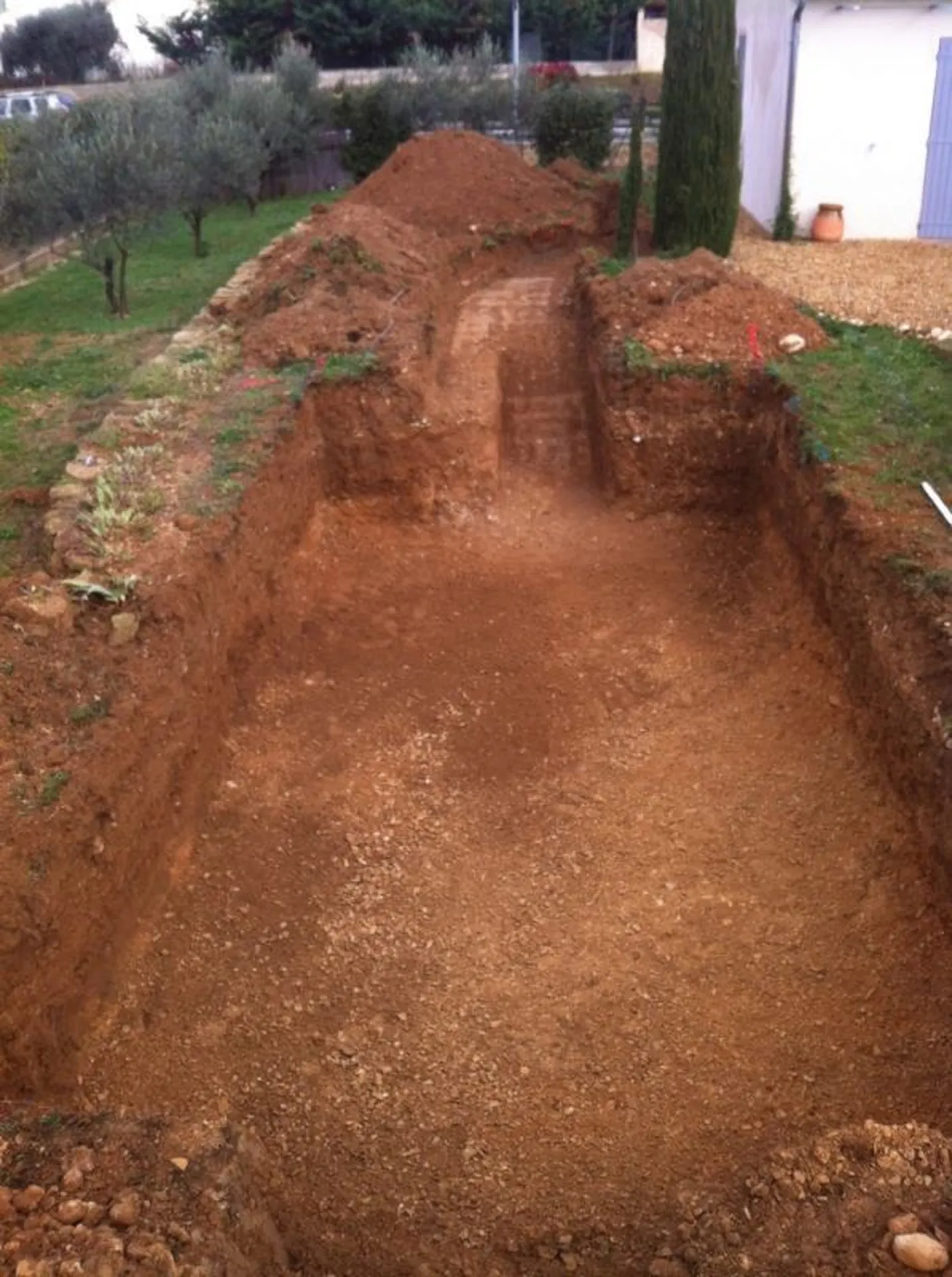 Terrassement pour la réalisation de piscine à Aix-en-Provence