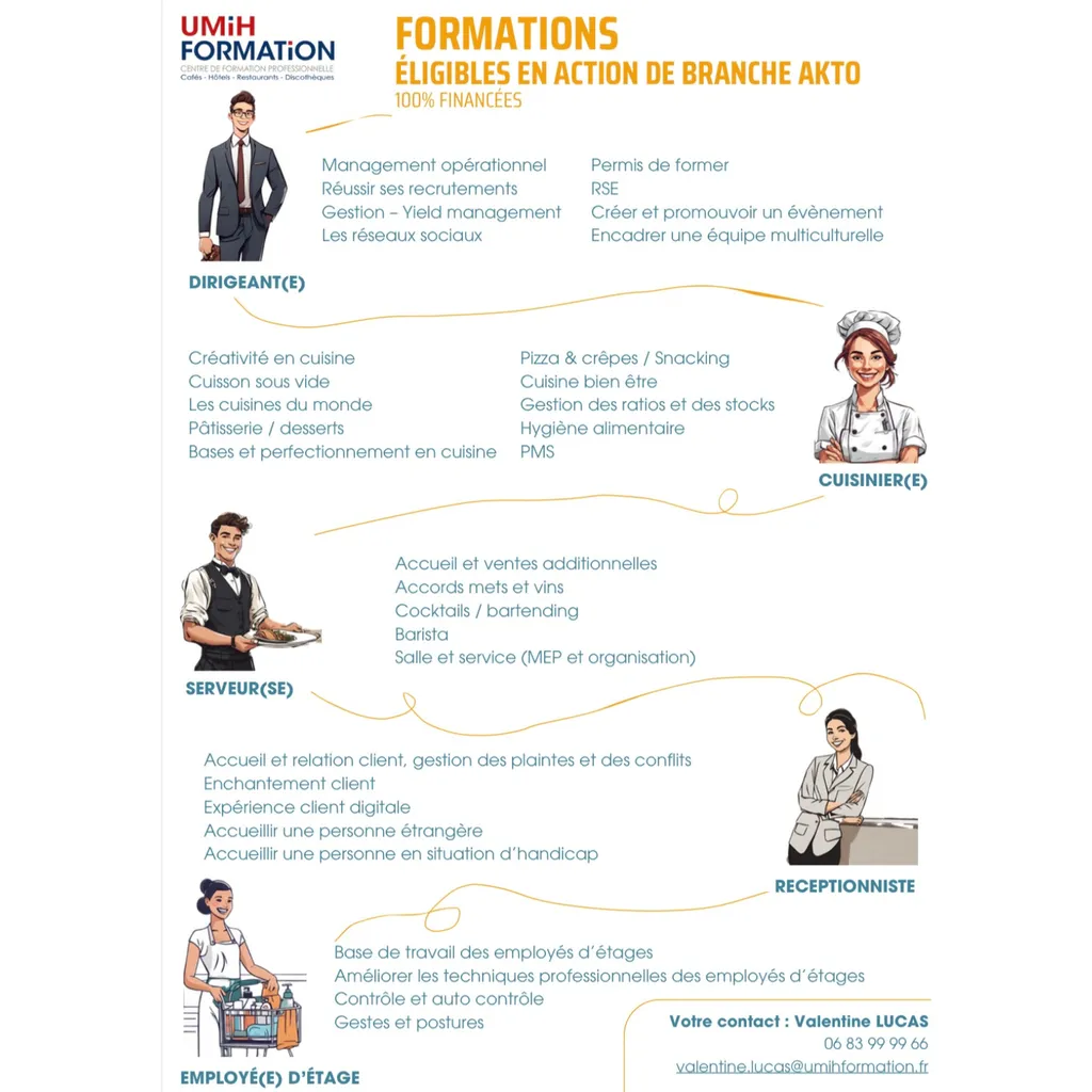 Formations éligibles en Action de Branche AKTO : un accompagnement 100% financé pour nos adhérents