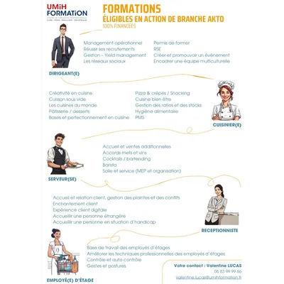 Formations éligibles en Action de Branche AKTO : un accompagnement 100% financé pour nos adhérents