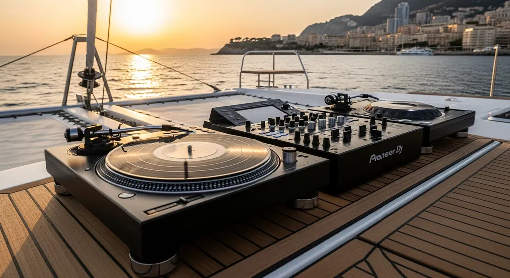 Animations musicales Deep House et French Touch avec DJ résident à bord des catamarans à Monaco 98000 dans le Sud de la France