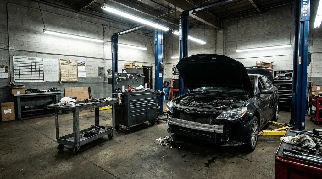 Mécanique automobile générale entretien révision vidange freins distribution embrayage diagnostic électronique réparation toutes marques véhicules à la Penne-sur-Huveaune proche d'Allauch