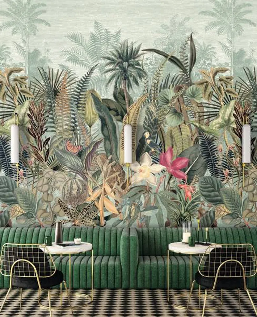 Les plus beaux papiers peints panoramiques Casamance chez votre tapissier d’ameublement GL Déco à Megève