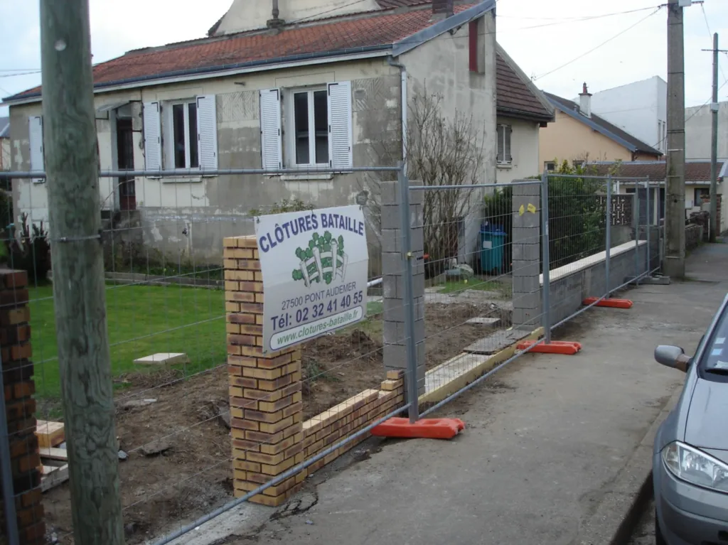 Création de muret de façade au Havre 76
