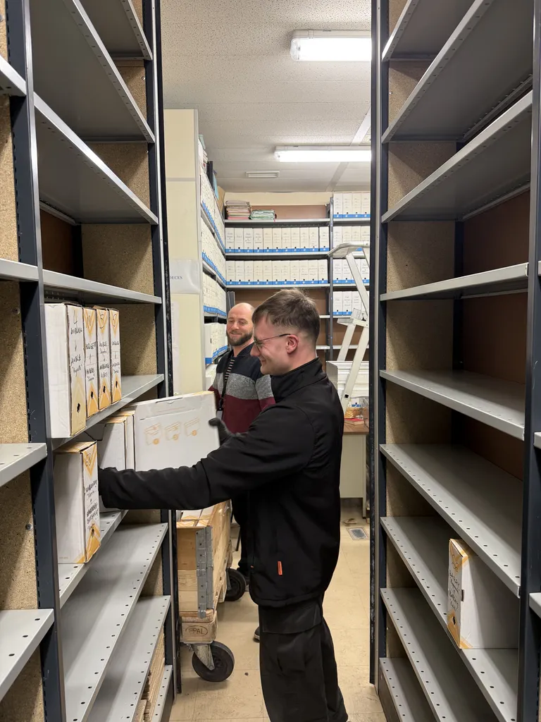 Transfert d’archives professionnelles d'un grand groupe dans le transport logistique depuis Le Havre vers une filiale à  Lille