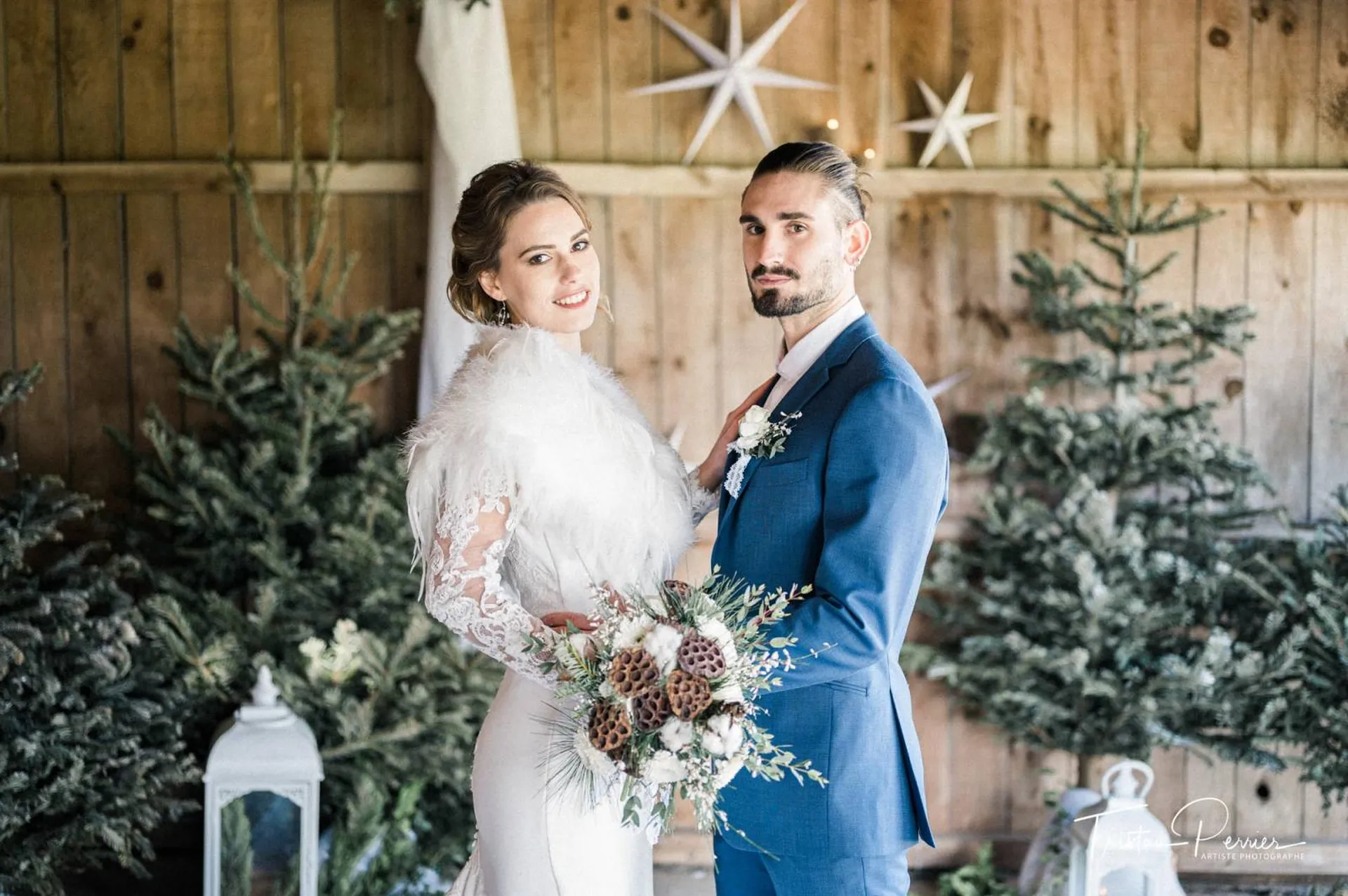 Les Mariages de Mademoiselle L Organisation d'un mariage en hiver le jour de Noël : les conseils de votre wedding planner à Bordeaux et Arcachon ! Crédit photo Tristan Perrier