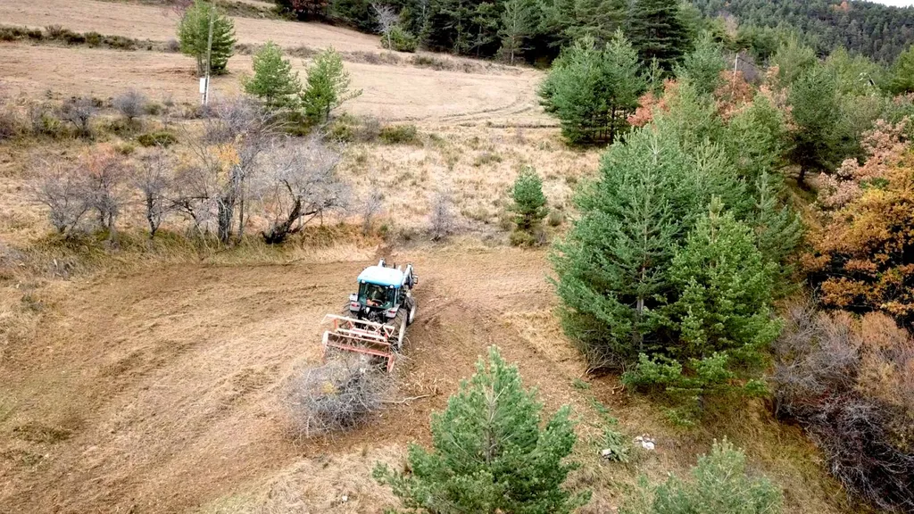 Tracteur avec broyeur forestier à Nice