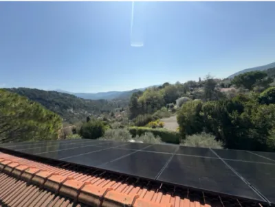 Installation de panneaux solaires photovoltaïques à Contes dans les Alpes Maritimes