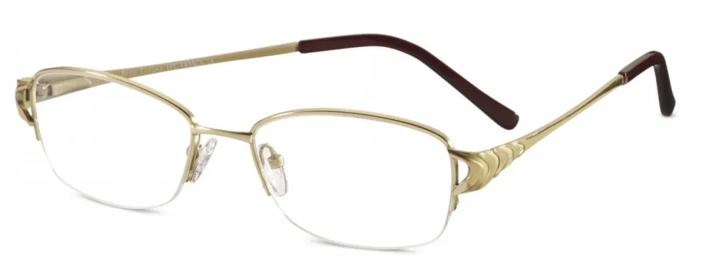 lunette monture titane or