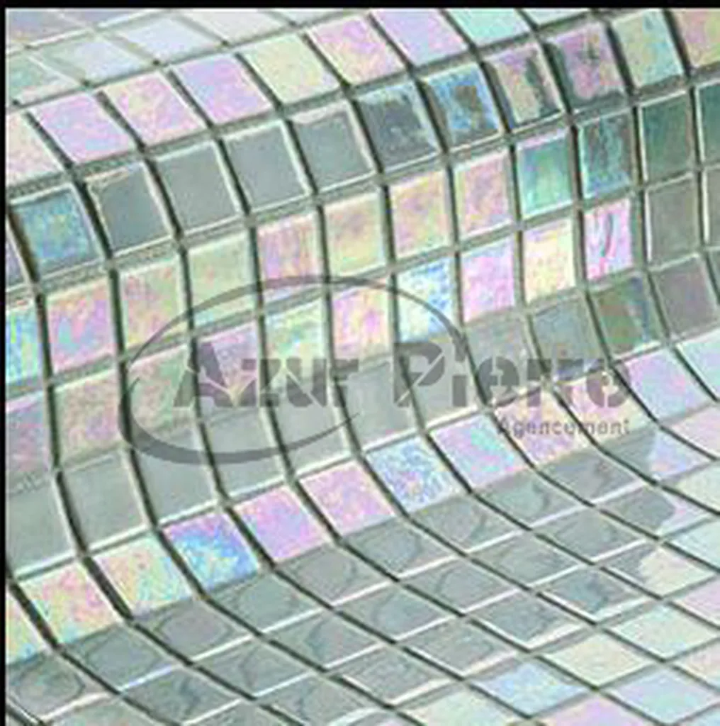 mosaique piscine blanc  grasse nacré ezarri