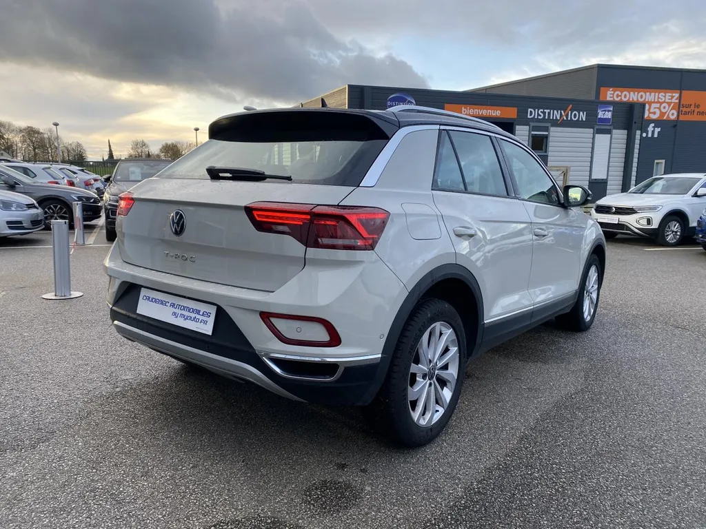 Vente Volkswagen T-Roc occasion 150 ch DSG7 à La Frénaye proche Le Havre chez Caudebec Automobiles