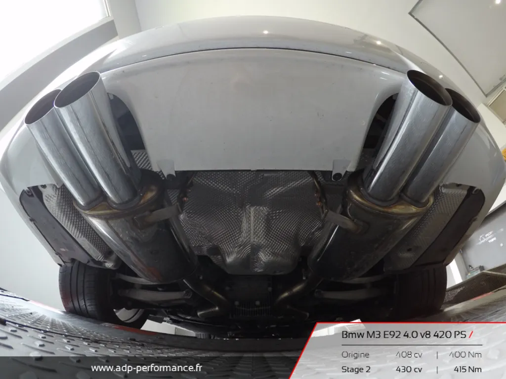 Ligne d'échappement supersprint bmw m3 e92