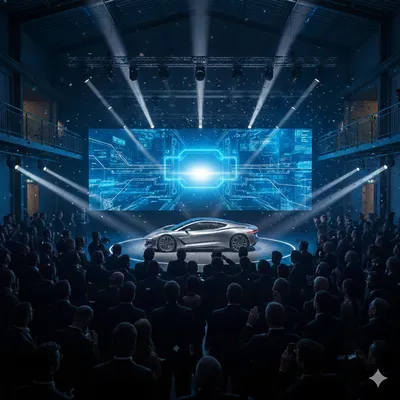 location mur de led toulouse pour lancement automobile 