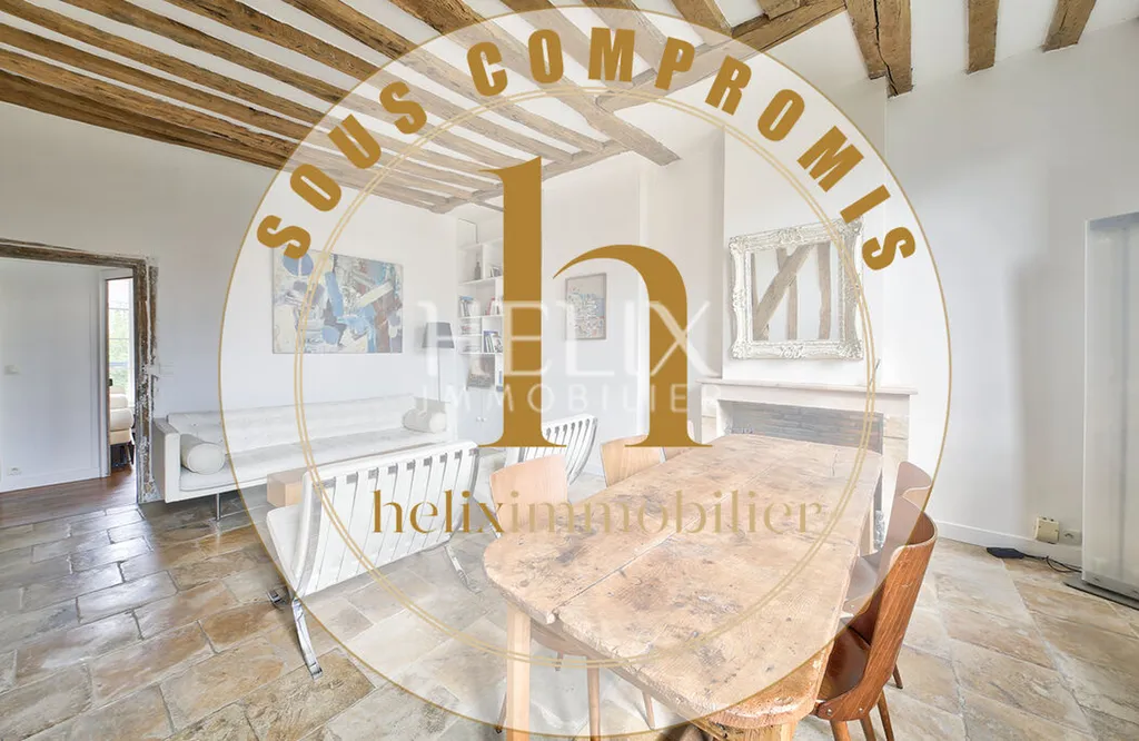 Saint Germain en Laye dans la rue de Lorraine un appartement avec 3 chambres dans un immeuble historique