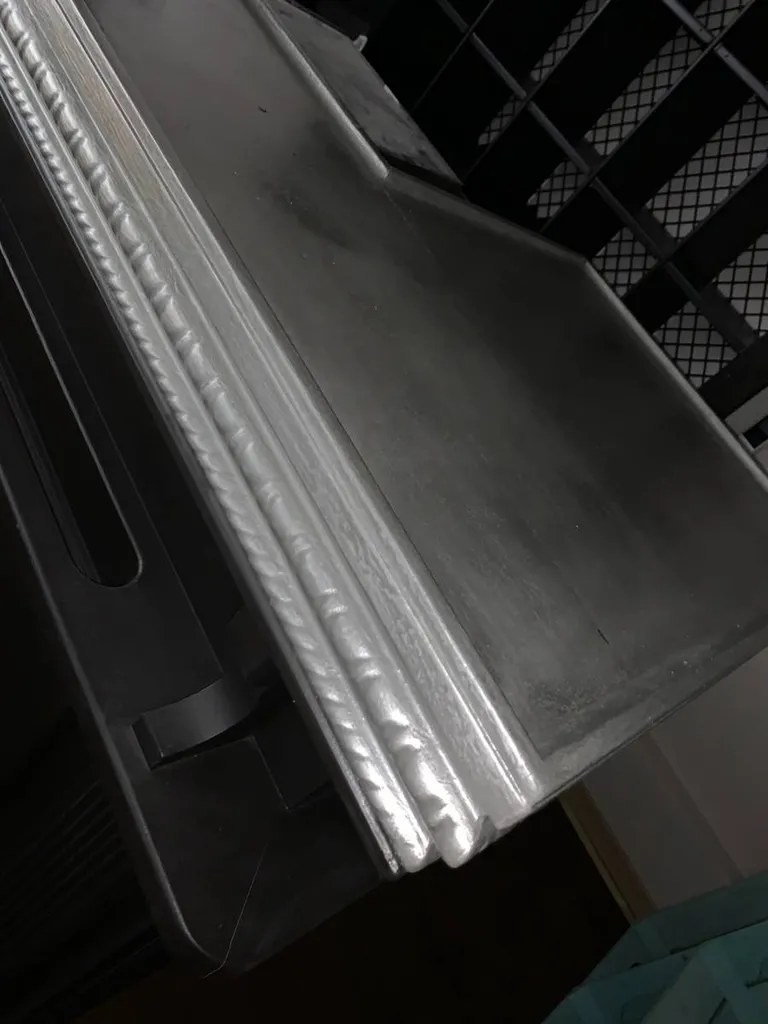 COMPTOIR DU BAR EN METAL DECO ETAIN TERRE DU MONDE