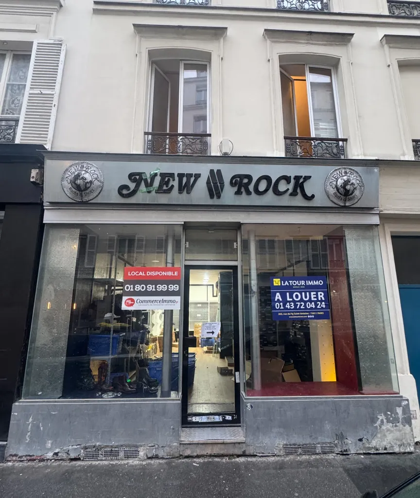 Cession de bail - Boutique 75 m², Roquette, Rue Keller 75011 PARIS