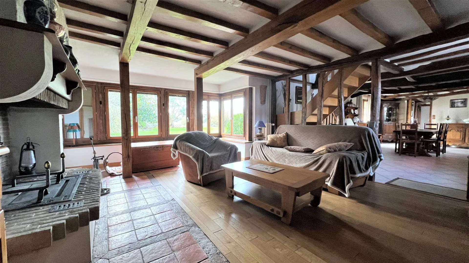 Belle Longère sur Petit Caux 76370, 2chambres, 1 salle d'eau, 1 salle de bains à 5min de la plage