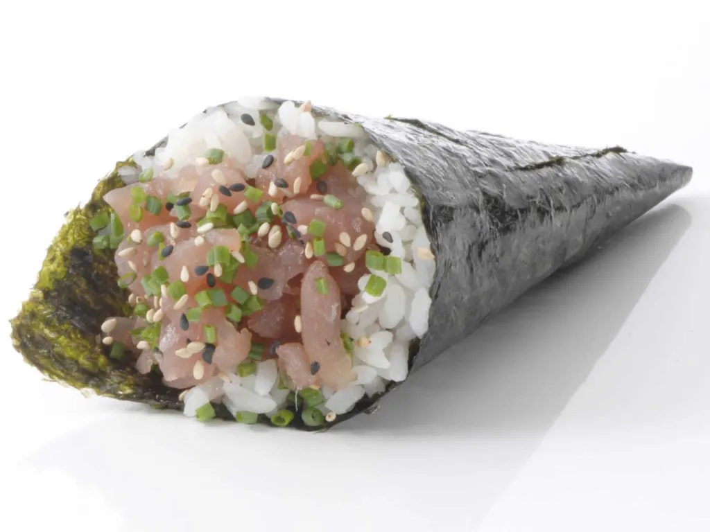 photo temaki tartare thon ciboulette