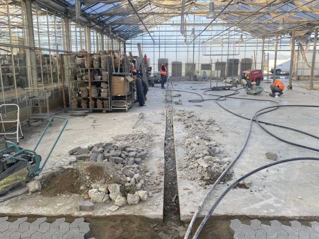 Comment faire une tranchée béton à Geispolsheim, près de Strasbourg
