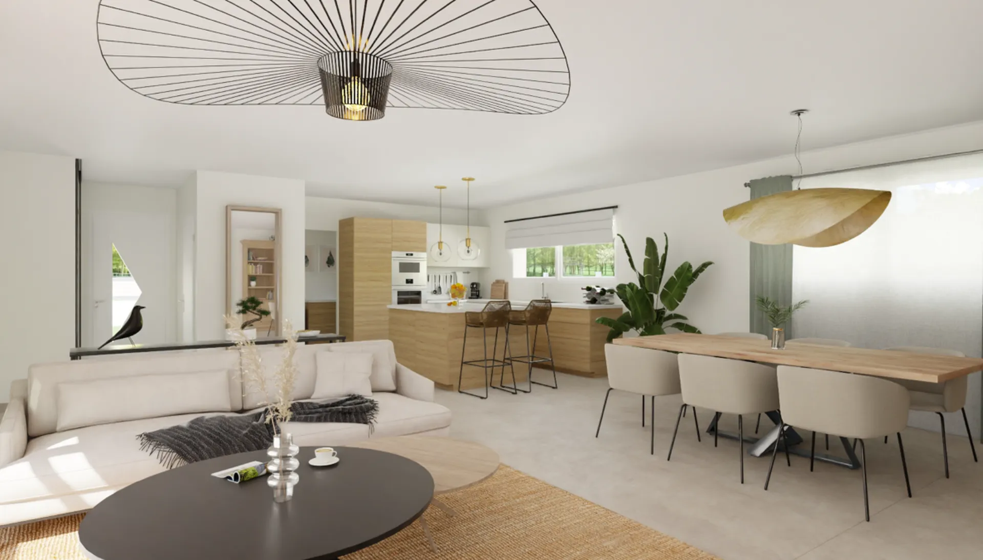 Maison neuve de 120 m² sur un terrain d'une surface de 700m² sur le secteur de Saint Germain Du Puch.