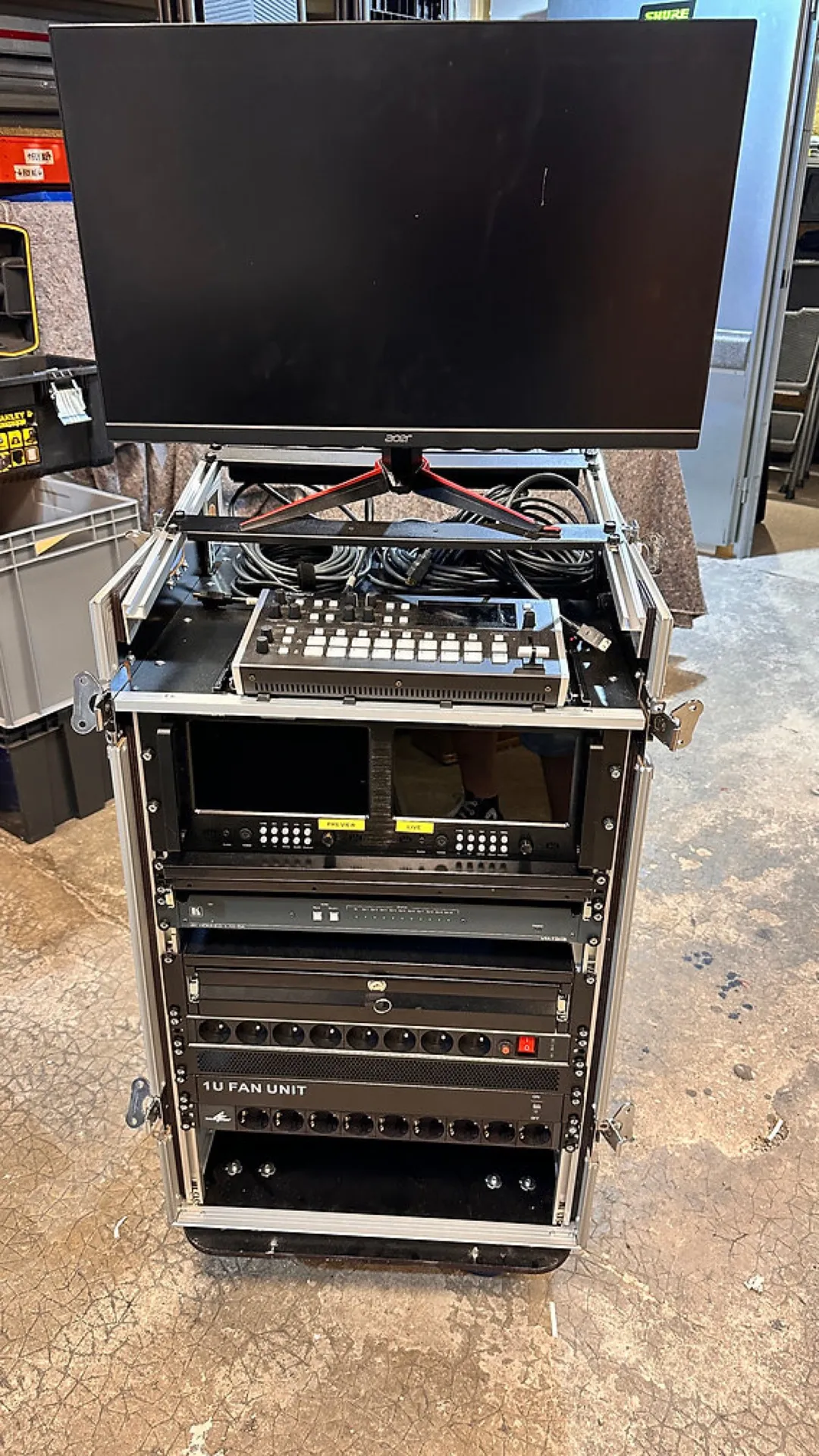 RACK REGIE VIDEO NUMERIQUE PRO 2