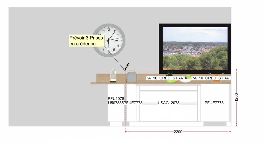 8 - Plans techniques de votre cuisine