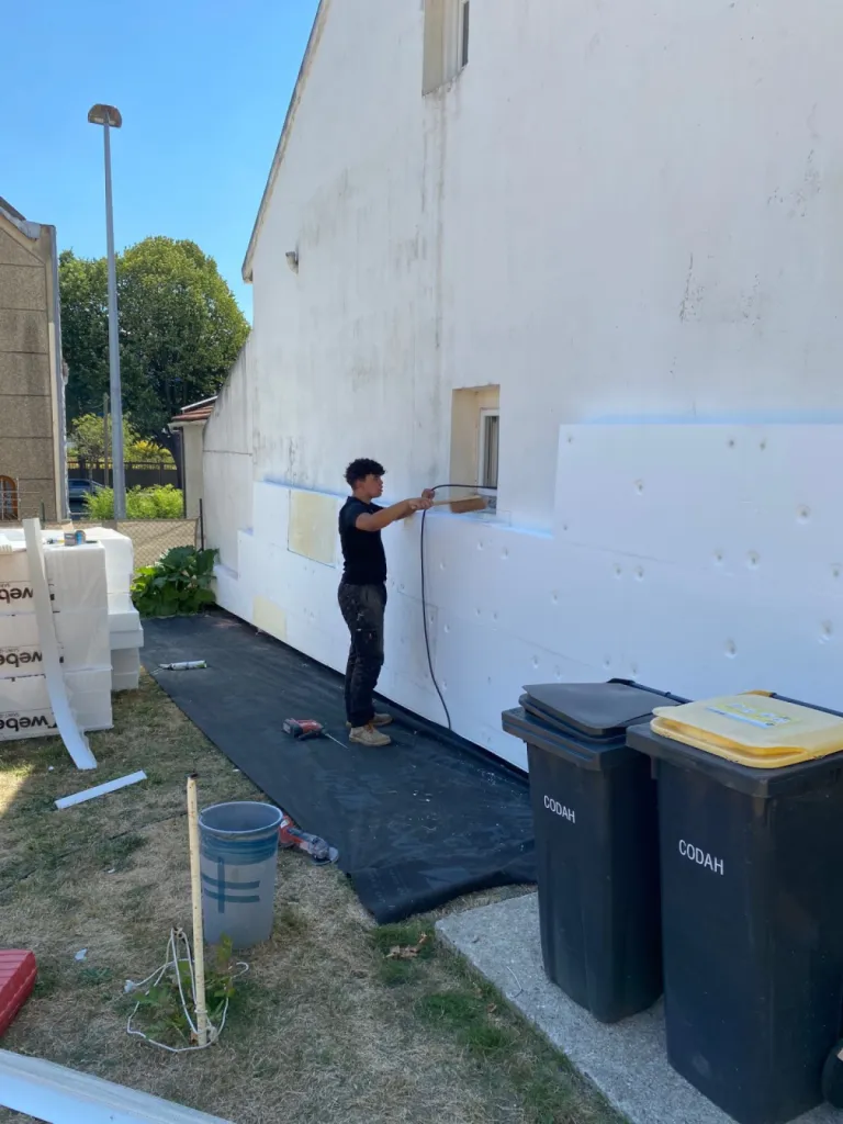 Prix d'une isolation thermique par l'extérieur Parexlanko pour maison en rénovation à Étretat proche Le Havre 76