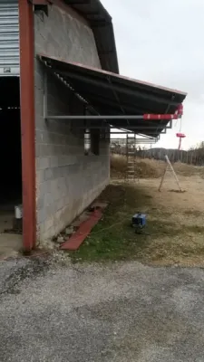 Installation d'une avancée couverte près de vaison la Romaine
