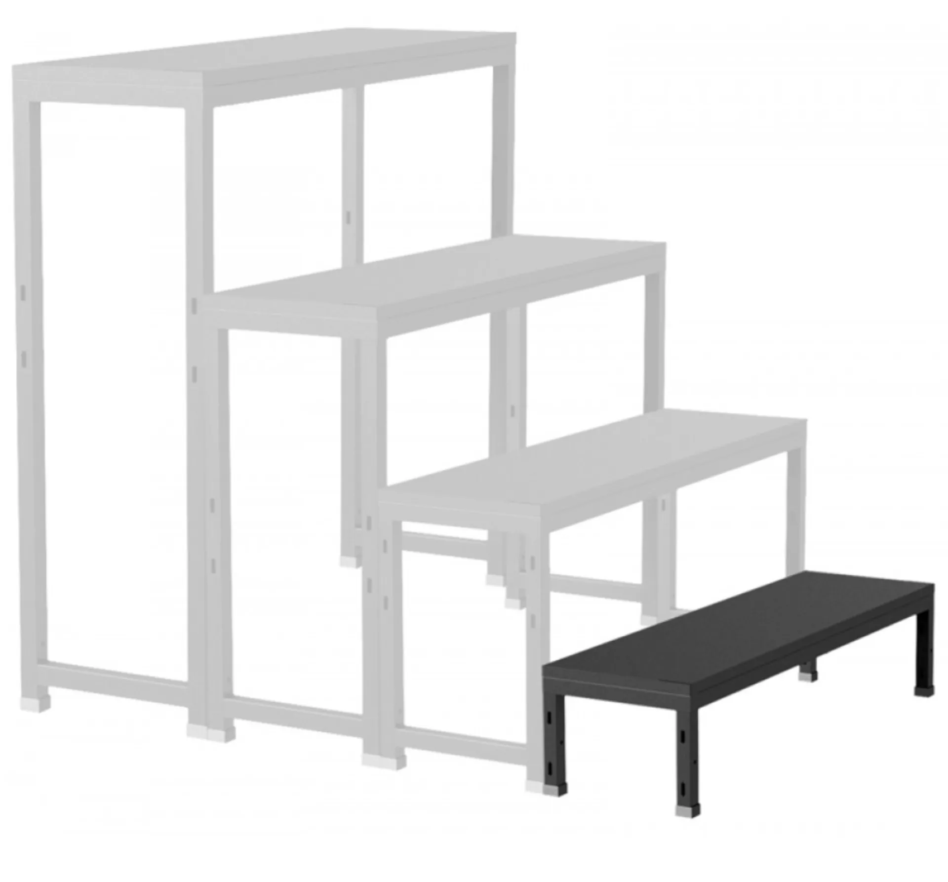 MARCHE POUR PODIUM HAUTEUR 20 CM NOIR