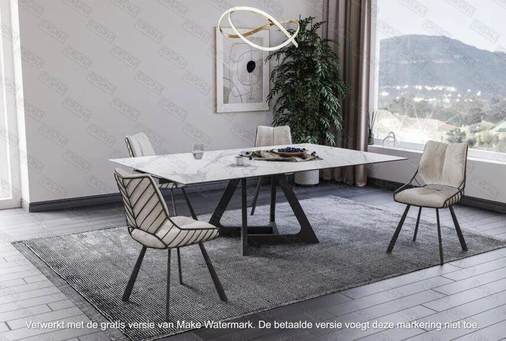 Vente d'une table avec allonge Hector céramique