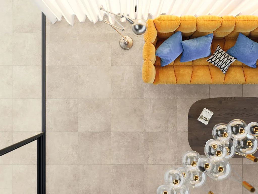 CARRELAGE EFFET BETON TUSCANIA GREY SOUL SAND